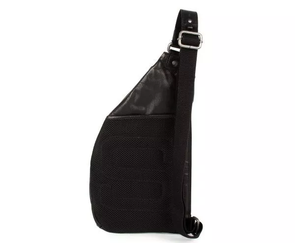 Spikes & Sparrow Spikes & Sparrow Leren Schoudertas – Reese – Zwart