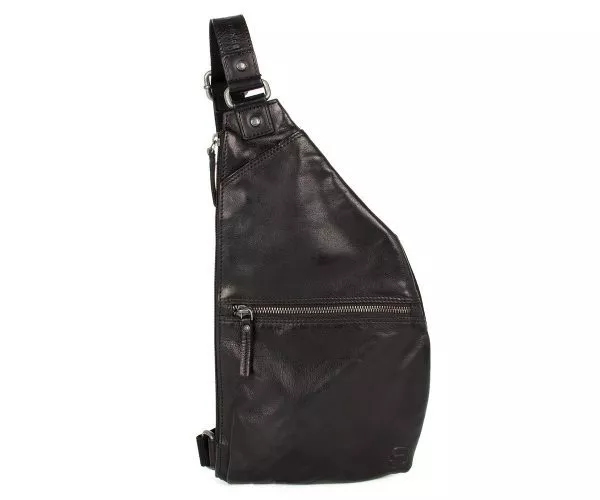 spikes & sparrow Spikes & Sparrow Leren Schoudertas – Reese – Zwart spikes & sparrow Spikes & Sparrow Leren Schoudertas – Reese – Zwart