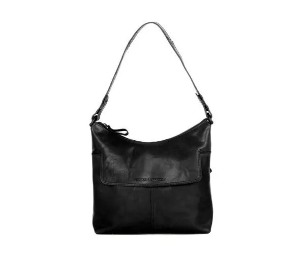 spikes & sparrow Spikes & Sparrow Leren Schoudertas – Sherrill – Zwart spikes & sparrow Spikes & Sparrow Leren Schoudertas – Sherrill – Zwart