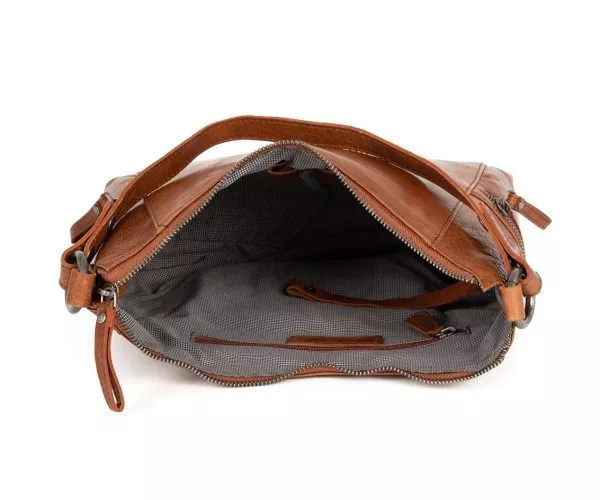 Spikes & Sparrow Spikes & Sparrow Leren Schoudertas – Toronto – Zwart