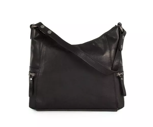 spikes & sparrow Spikes & Sparrow Leren Schoudertas – Toronto – Zwart spikes & sparrow Spikes & Sparrow Leren Schoudertas – Toronto – Zwart