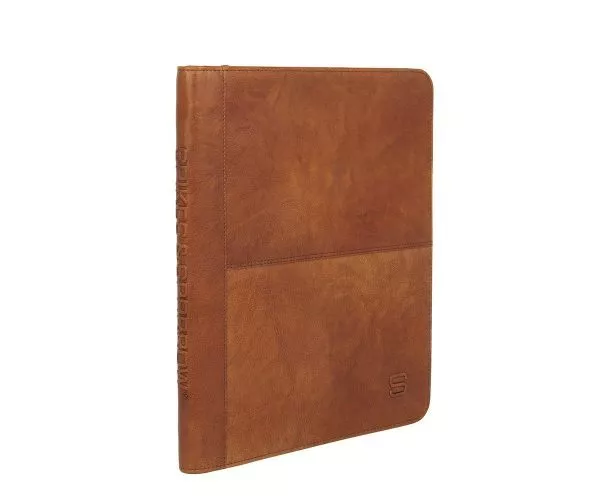 Spikes & Sparrow Spikes & Sparrow Leren Schrijfmap – Boston – Brandy Cognac