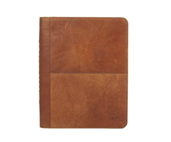 spikes & sparrow Spikes & Sparrow Leren Schrijfmap – Boston – Brandy Cognac