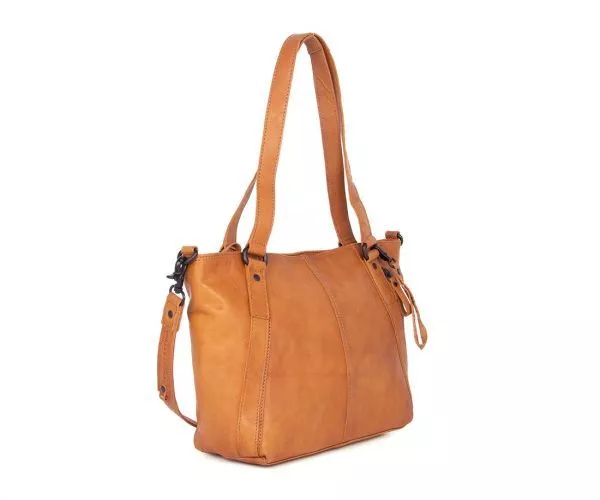 Spikes & Sparrow Spikes & Sparrow Leren Shopper – Isabel – Bruin