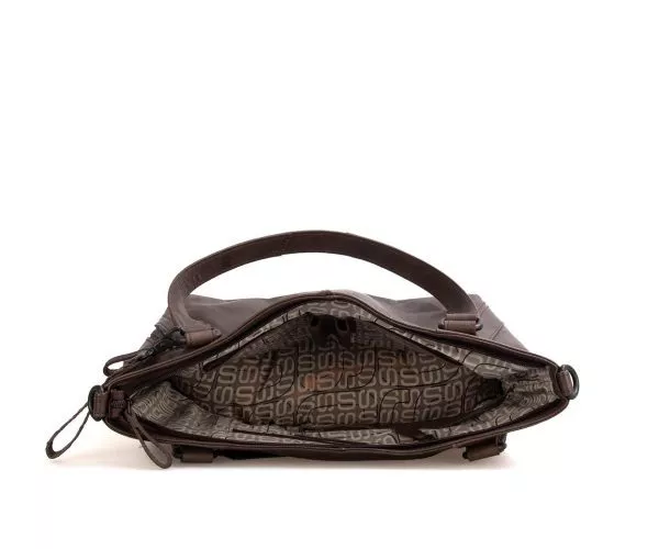 Spikes & Sparrow Spikes & Sparrow Leren Shopper – Isabel – Bruin