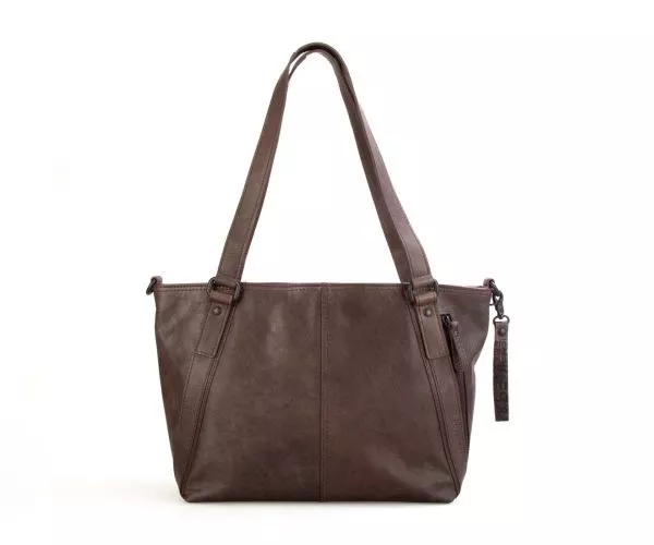 spikes & sparrow Spikes & Sparrow Leren Shopper – Isabel – Mud