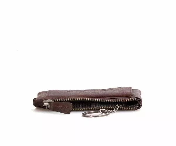 Spikes & Sparrow Spikes & Sparrow Leren Sleuteletui – Minnesota – Donkerbruin