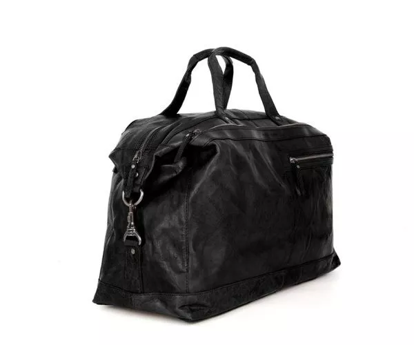 Spikes & Sparrow Spikes & Sparrow Leren Weekendtas – Atlanta – Zwart