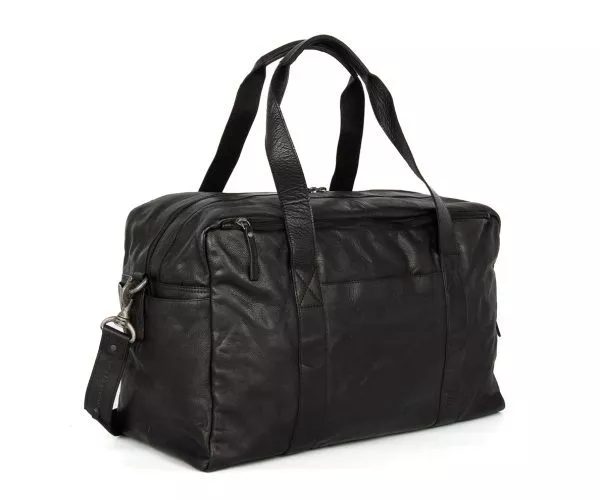 Spikes & Sparrow Spikes & Sparrow Leren Weekendtas – Brian – Zwart