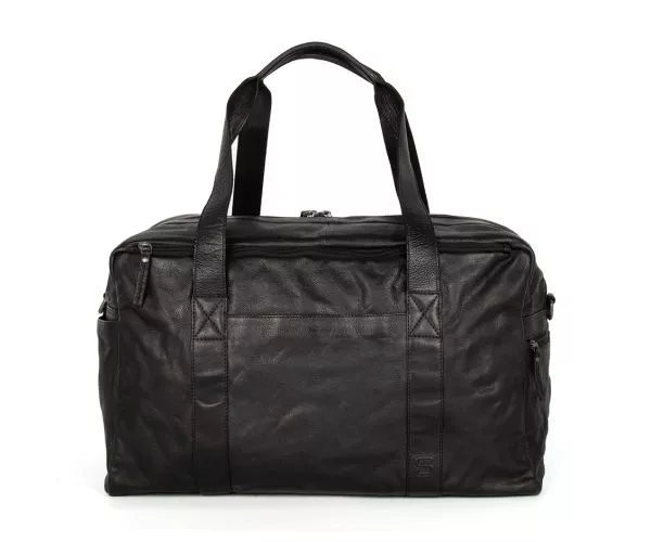 spikes & sparrow Spikes & Sparrow Leren Weekendtas – Brian – Zwart spikes & sparrow Spikes & Sparrow Leren Weekendtas – Brian – Zwart