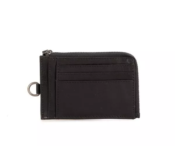 Spikes & Sparrow Spikes & Sparrow Platte RFID Portemonnee – Wisconsin – Zwart