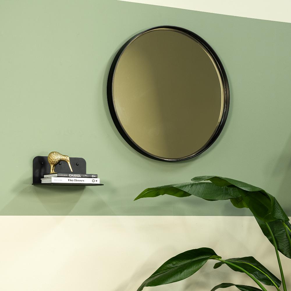 spinder design DONNA 3 ø 60 Bronze Spiegel - Zwart / Bronsglas