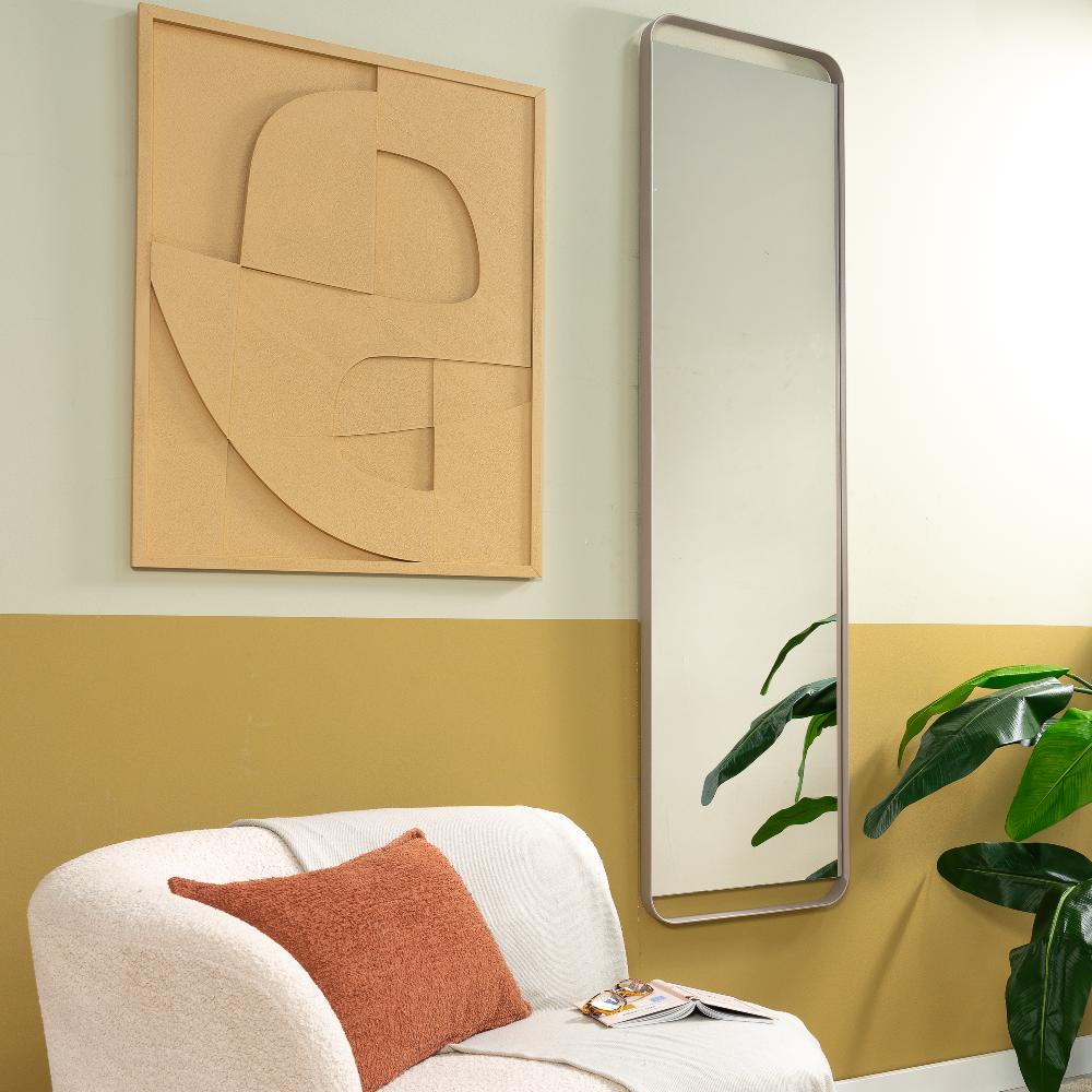 spinder design REX MIRROR L Spiegel- Silky Taupe