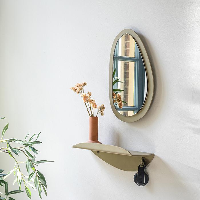 spinder design Spinder x Eva van de Ven - PIPA Top Spiegel - Champagne