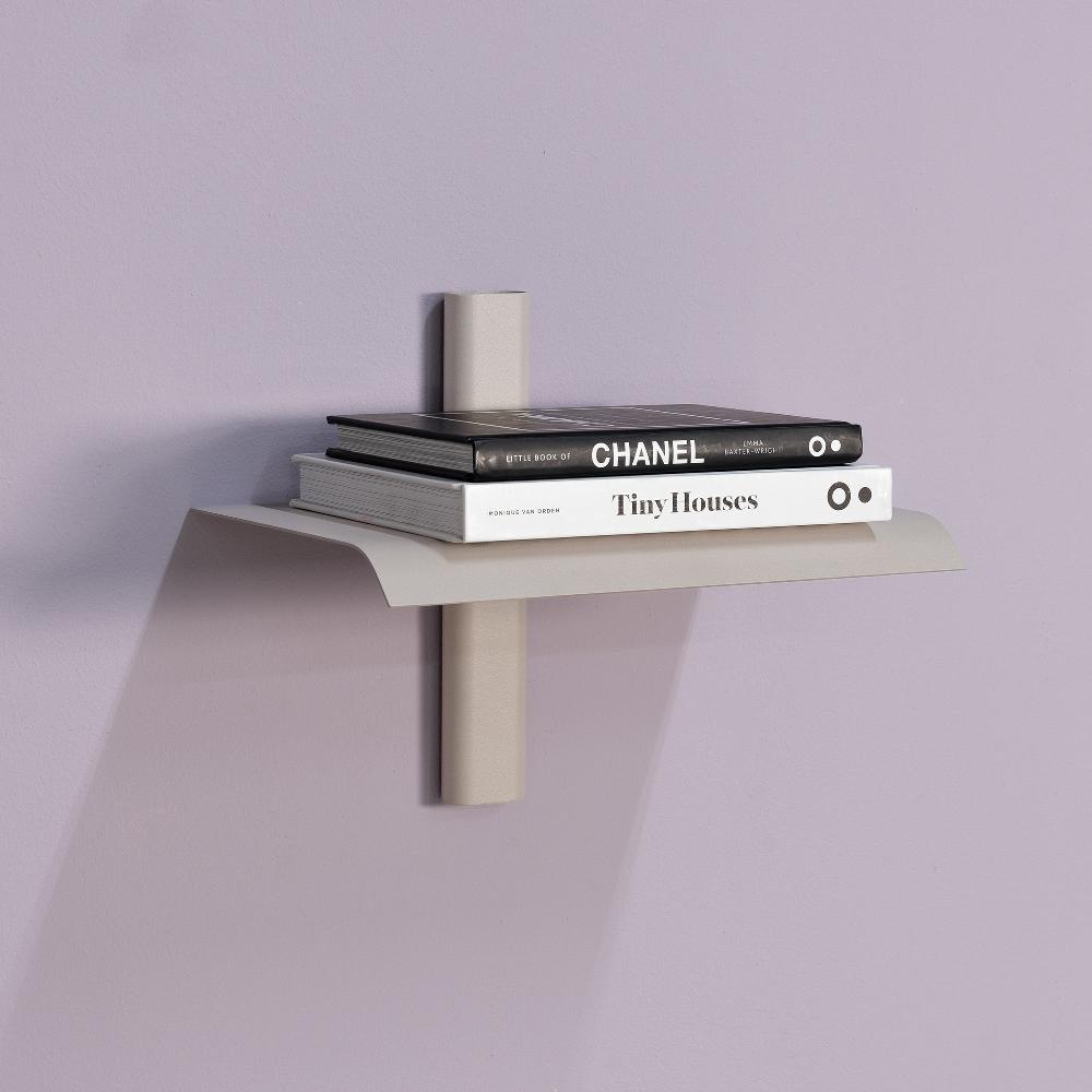 spinder design Spinder x OnMateria - HOLA 1 Wandplank - Silky Taupe