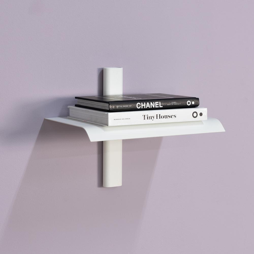 spinder design Spinder x OnMateria - HOLA 1 Wandplank - Wit