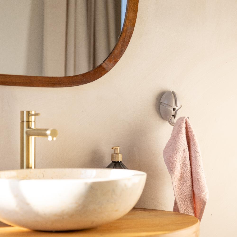 spinder design TICK Wandkapstok - Silky Taupe / Silky Taupe