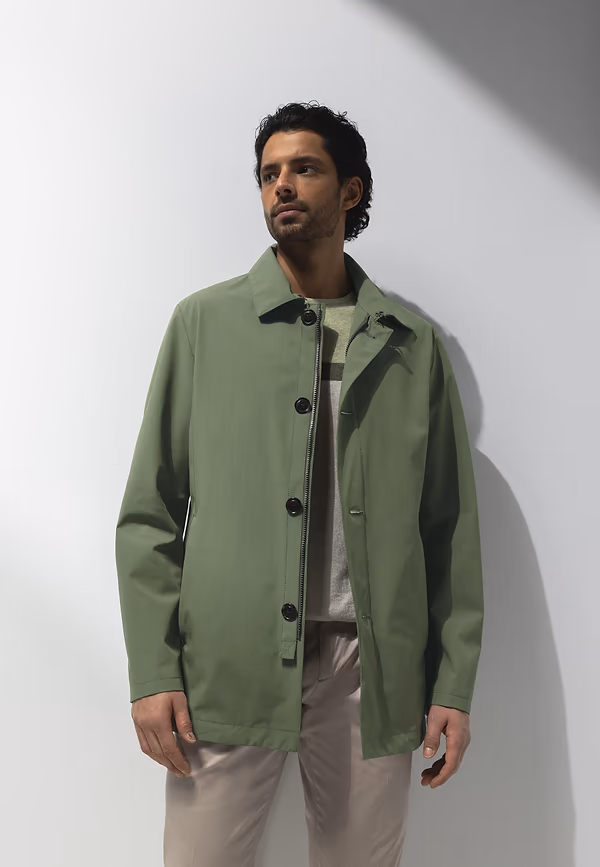 State Of Art ATELIER Jas Met Steekzakken Mosgroen Uni