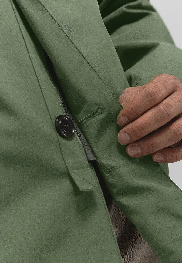 State Of Art ATELIER Jas Met Steekzakken Mosgroen Uni