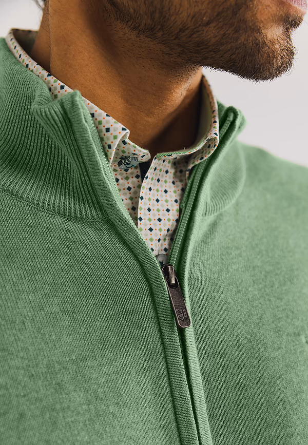 State Of Art Basis Vest Met Ritssluiting Bladgroen Uni