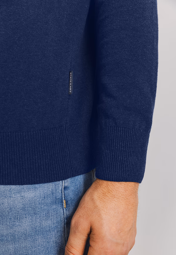 State Of Art Basis Vest Met Ritssluiting Kobalt Uni