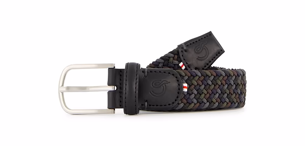 state of art Boston La Boucle riem donkergroen/mosgroen