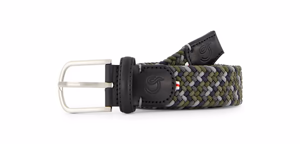 state of art Chelsea La Boucle riem mosgroen/middengrijs