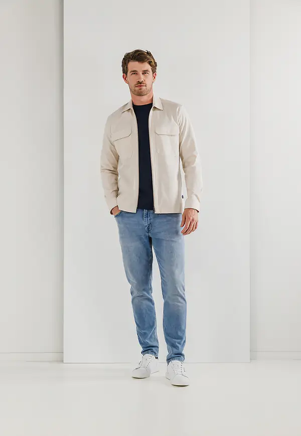 State Of Art Effen Overshirt Met Ritssluiting Kit Uni