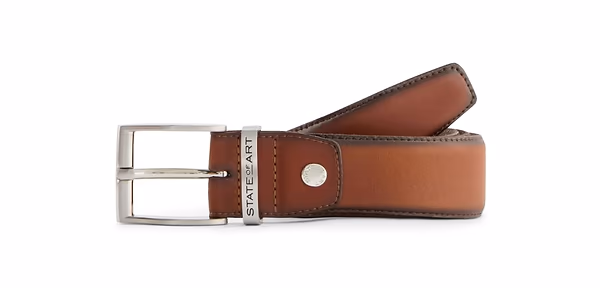 state of art ESSENTIALS riem van ranger leder cognac uni