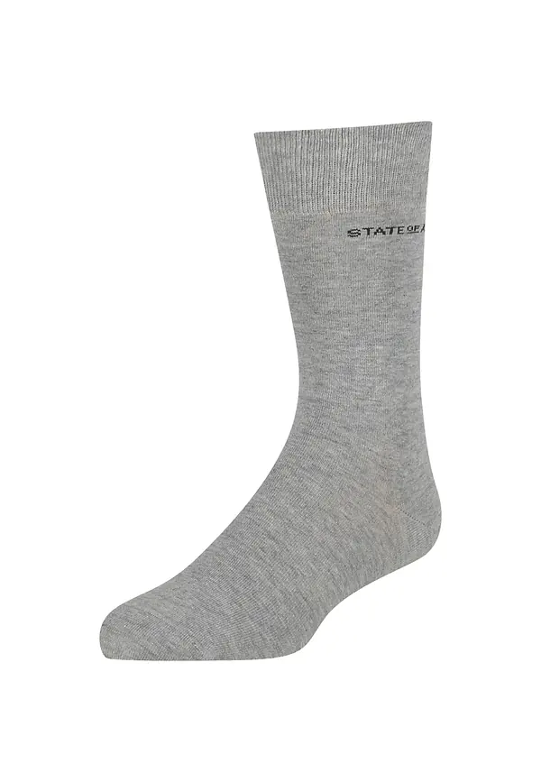 state of art ESSENTIALS sokken van een katoen-mix zilvergrijs uni