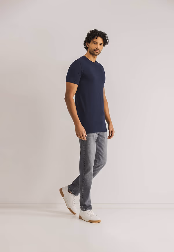 State Of Art ESSENTIALS T-shirt Extra Lang Donkerblauw Uni