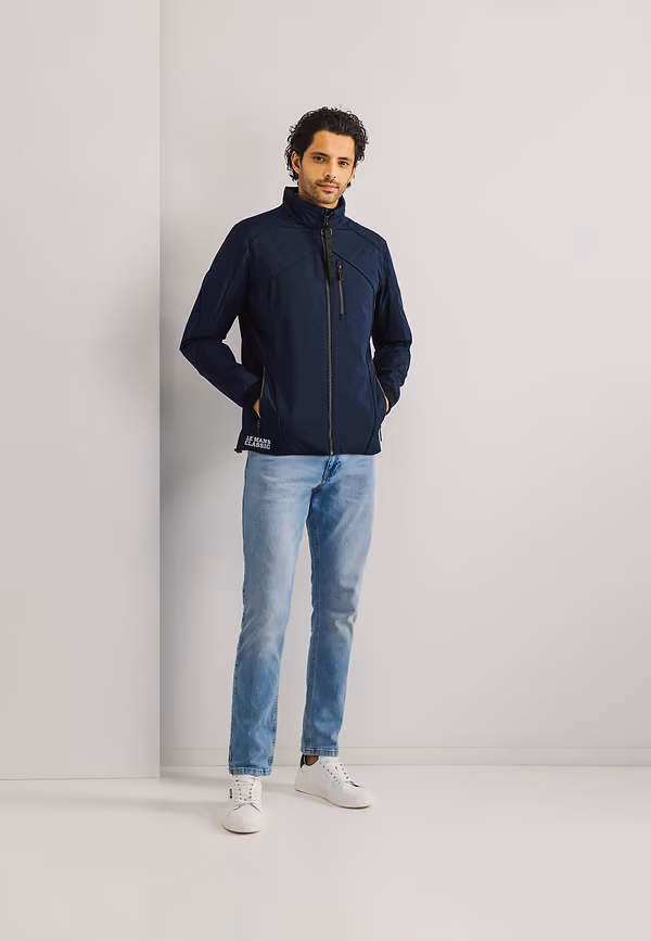 State Of Art LE MANS CLASSIC Licht Gewatteerde Jas Donkerblauw Uni