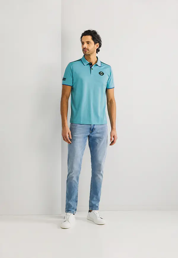 State Of Art LE MANS CLASSIC Piqué Polo Azuurblauw Uni