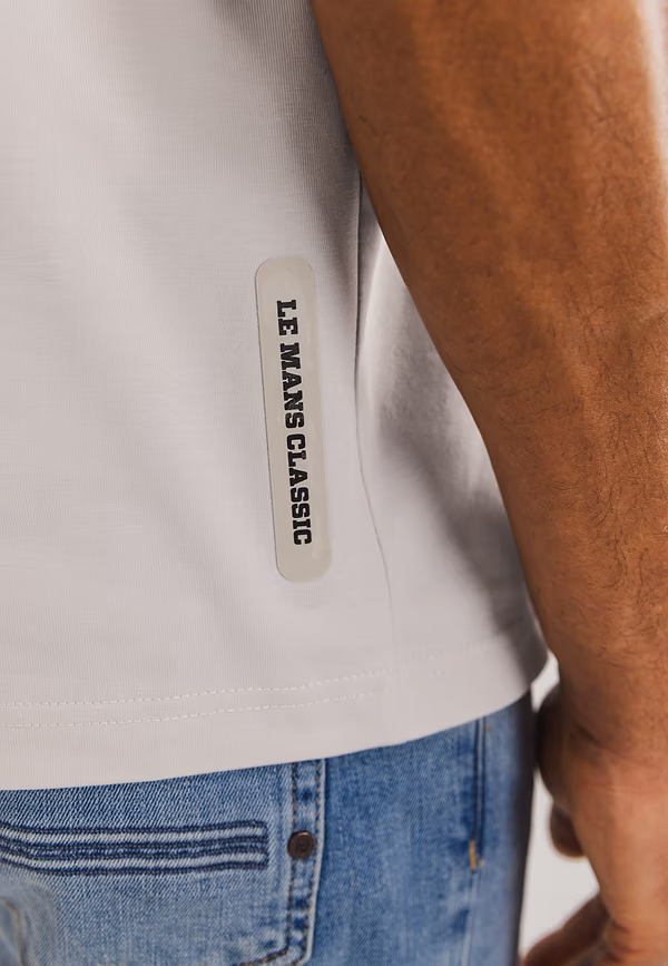 State Of Art LE MANS CLASSIC Ronde Hals T-shirt Warm Grijs Uni