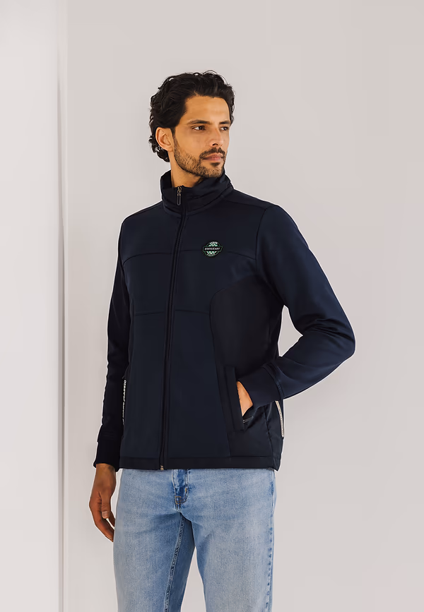 state of art LE MANS CLASSIC sweatvest donkerblauw uni