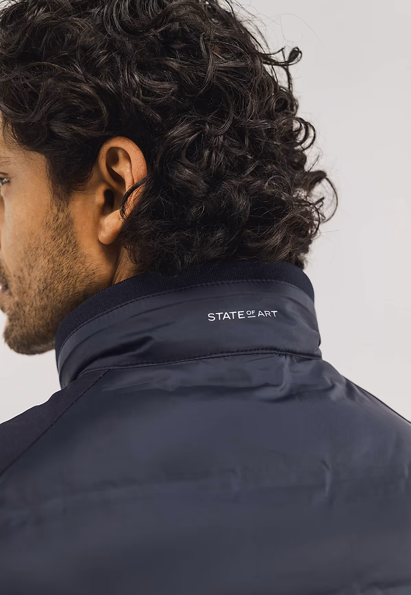 State Of Art OUTERWEAR Bodywarmer Met Ritssluiting Donkerblauw Uni