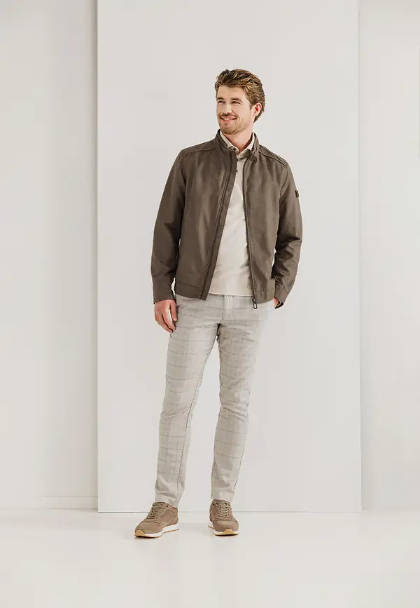 State Of Art OUTERWEAR Jas Met Badge Op Mouw Beige Uni