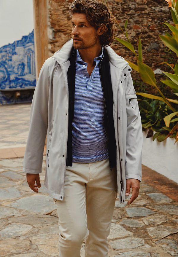 state of art OUTERWEAR parka met ritszakje op mouw kit uni