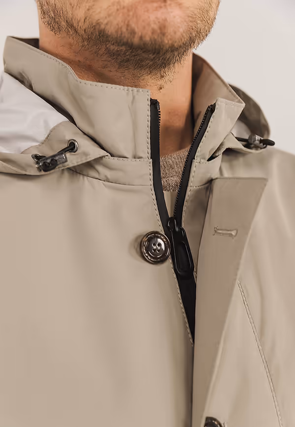 State Of Art OUTERWEAR Waterdichte Parka Warm Grijs Uni