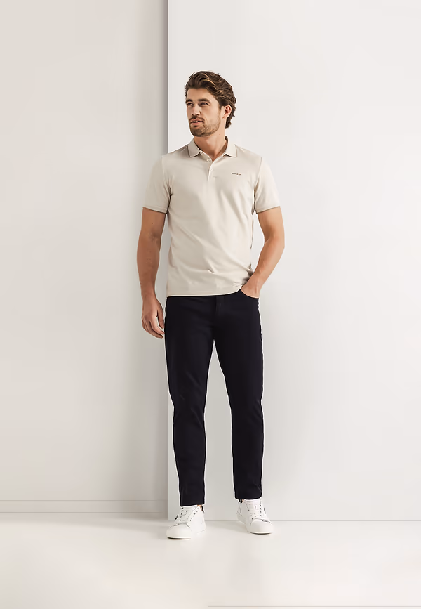 State Of Art RACER Stretchbroek Van Twillstof Donkerblauw Uni