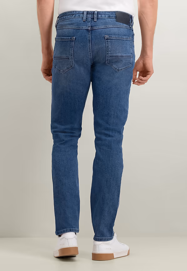 State Of Art RACER Stretchjeans Met Regular Fit Grijsblauw Uni