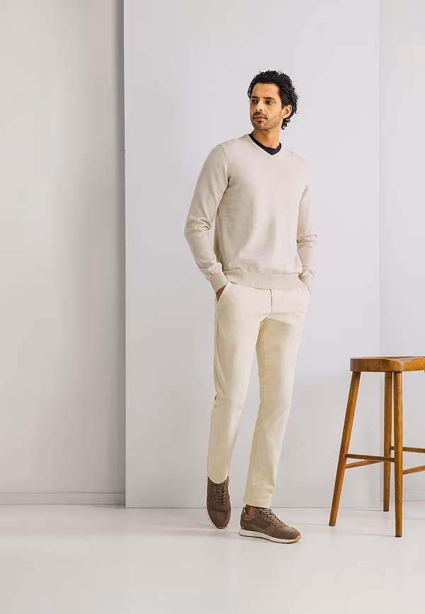 State Of Art Basis Trui Met V-hals Kit Uni