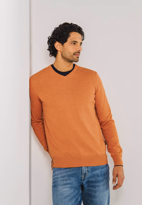 state of art Basis trui met V-hals mango uni