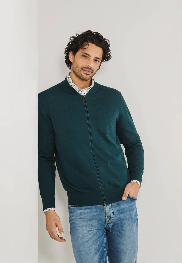 state of art Bombervest met rits petrol uni