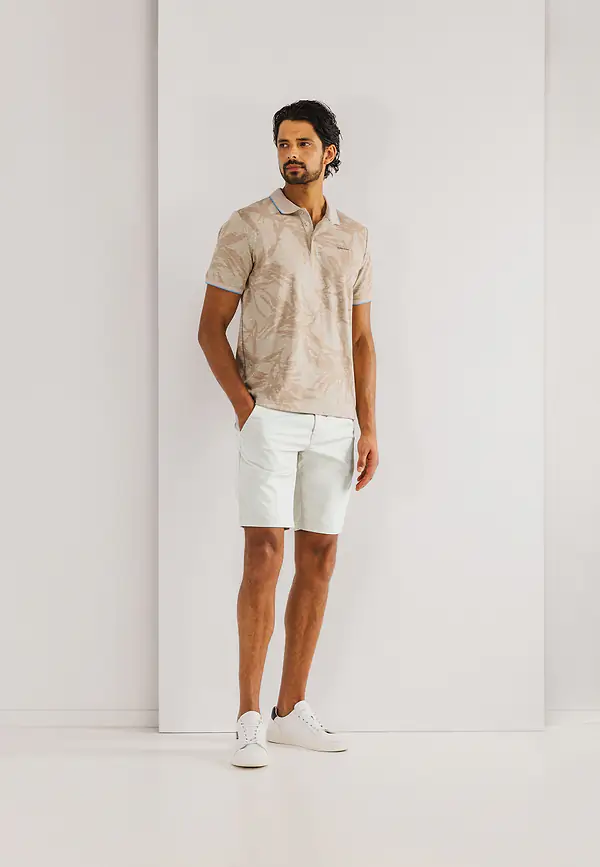 state of art Chinoshort van een katoenmix kit uni