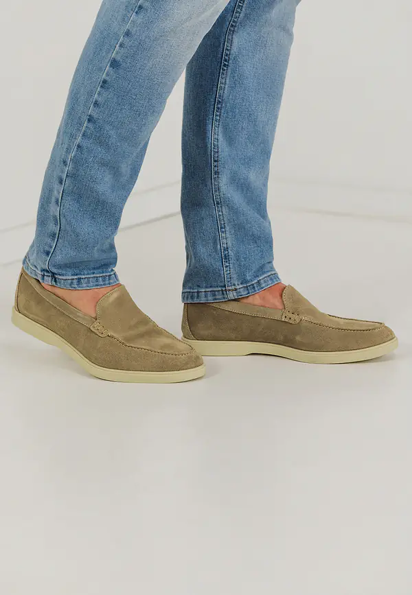 State Of Art GANGA Mocassin Van Suéde Beige Uni