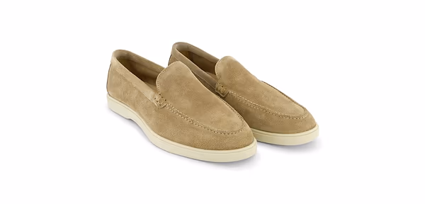 state of art GANGA mocassin van suéde beige uni