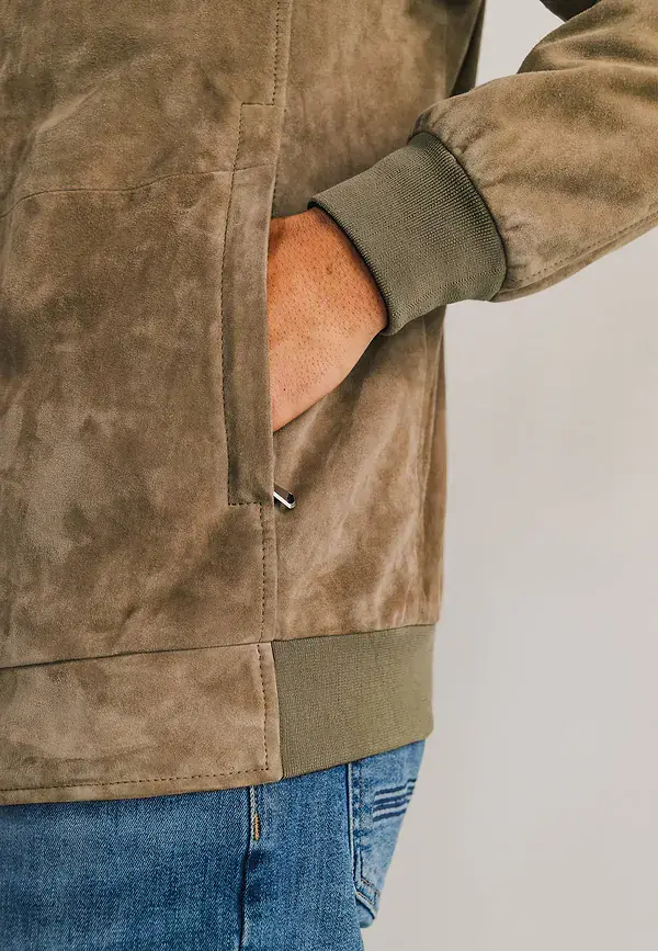 State Of Art Jas Van Geitensuède Beige Uni