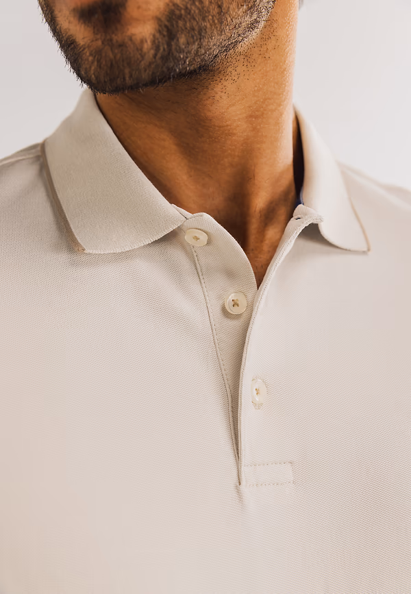 State Of Art Piqué Polo Met Streepdetails Kit Uni