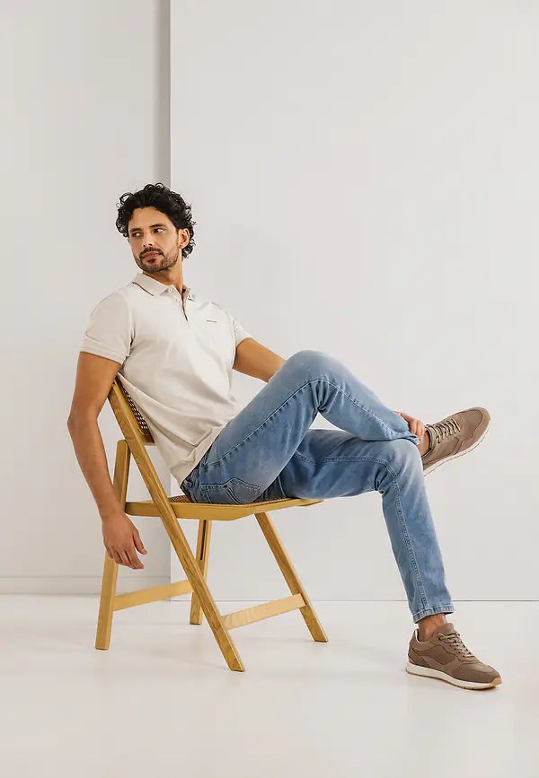 state of art Piqué polo met streepdetails kit uni